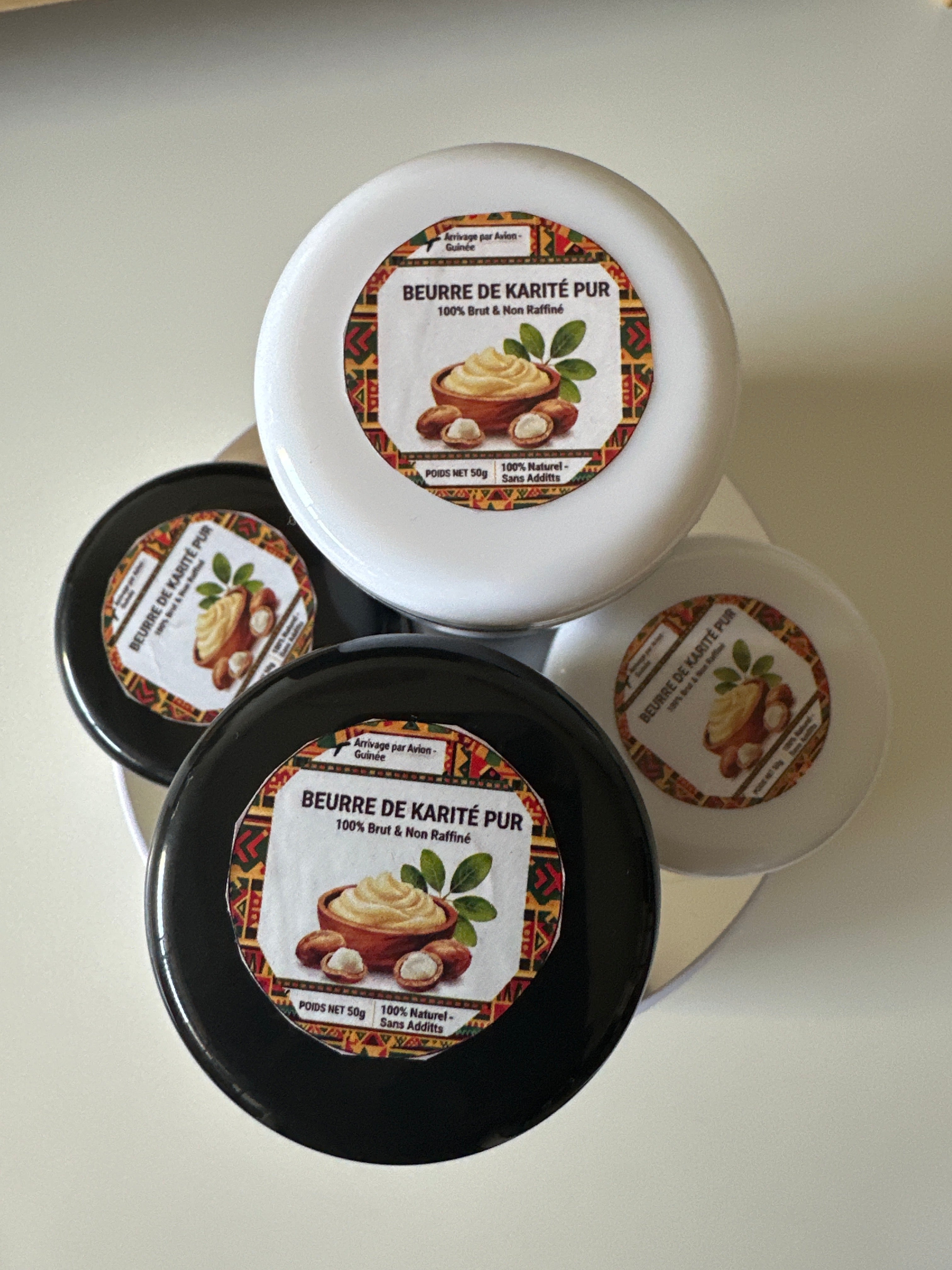 Beurre de Karité Brut d'Afrique – 100% Naturel (50 ml). (4€)
