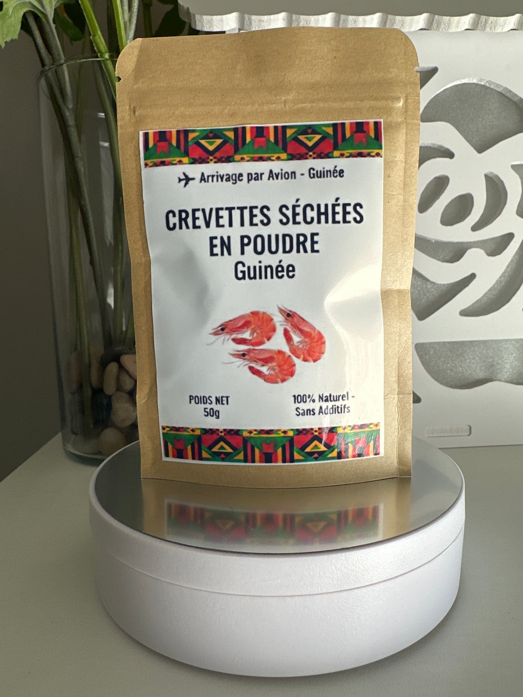 Crevettes Séchées en Poudre – L’Authenticité (50g). (4.50€)