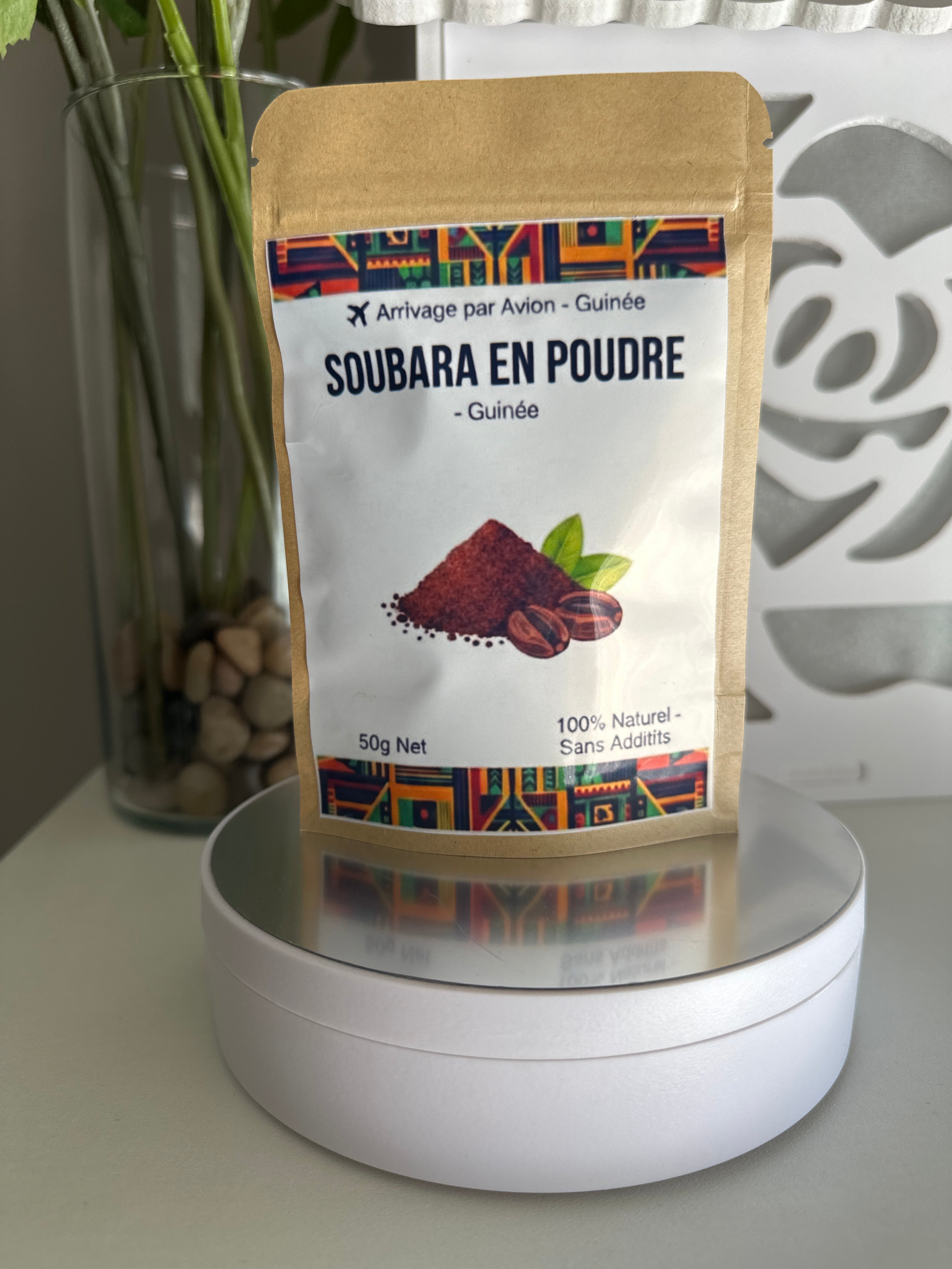 Soumbala Artisanal (Poudre de Néré) – 100% Naturel (50g).          (5€)
