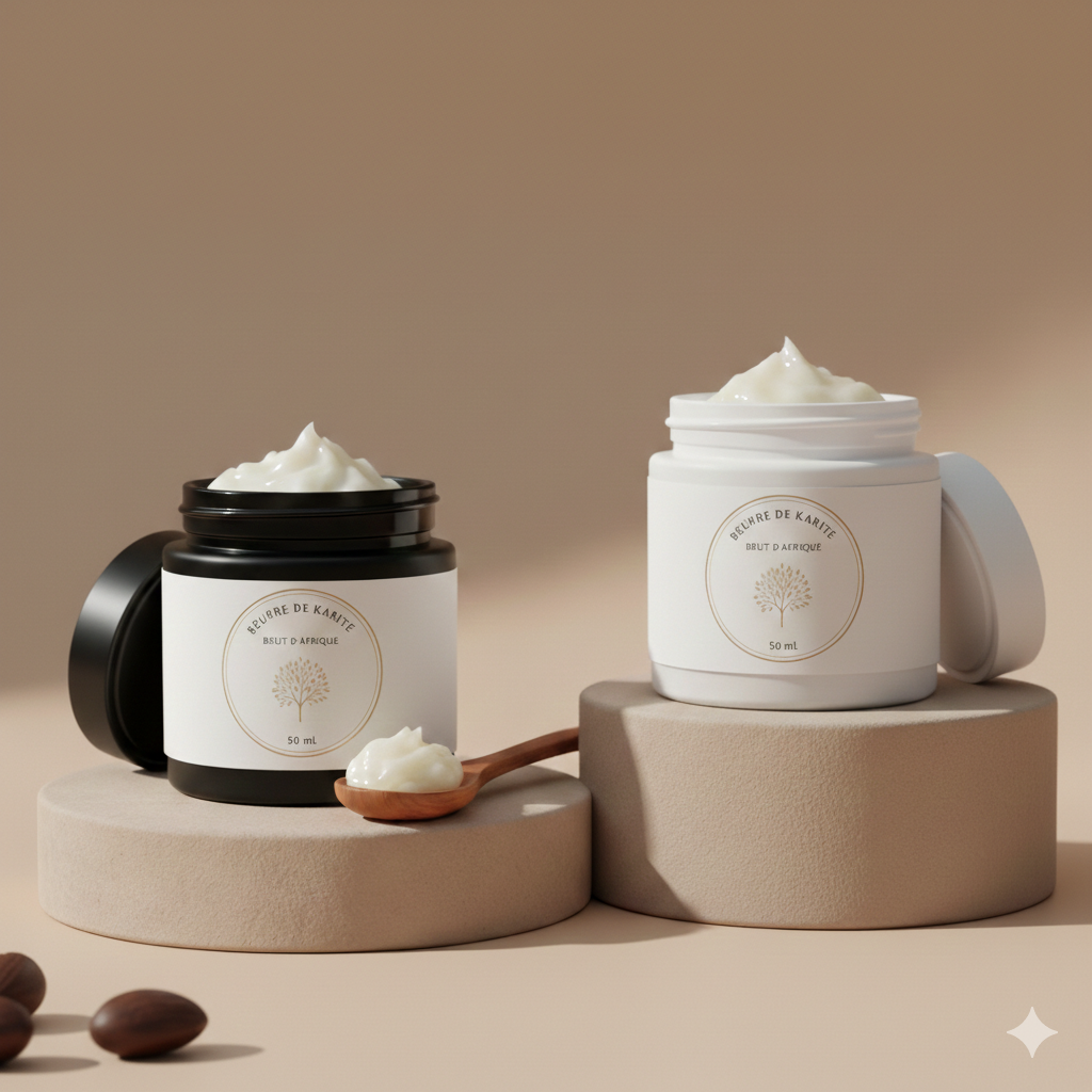 Beurre de Karité Brut d'Afrique – 100% Naturel (50 ml).                        « Arrivage bientôt »
