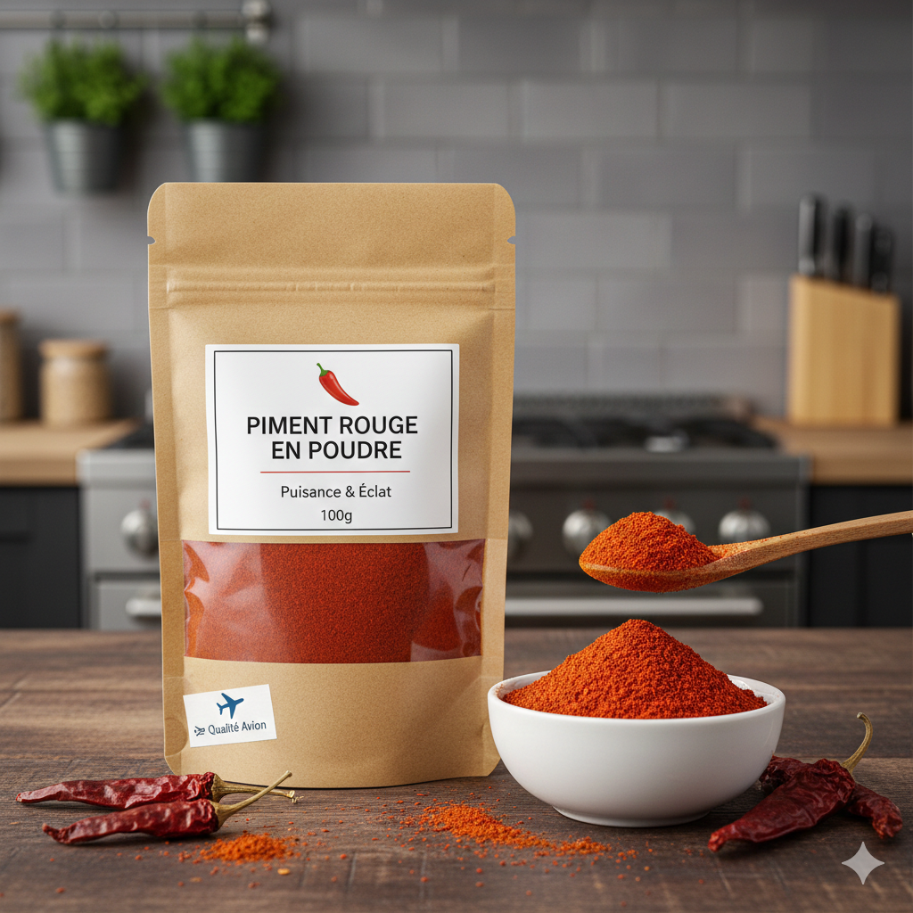 🌶️ Piment Rouge en Poudre – Puissance & Éclat (50g)                   (3.50€)