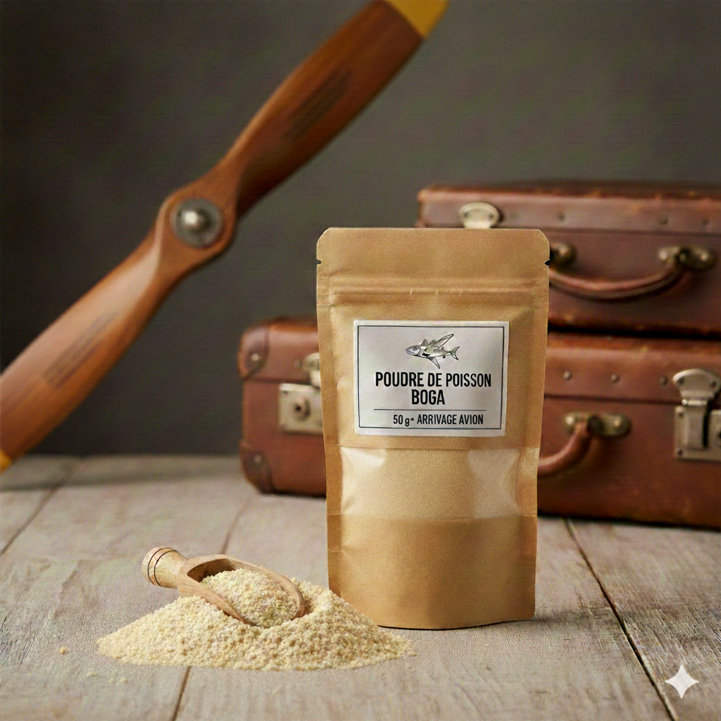 🐟 Poudre de Poisson Boga Arrivage par Avion (4€)